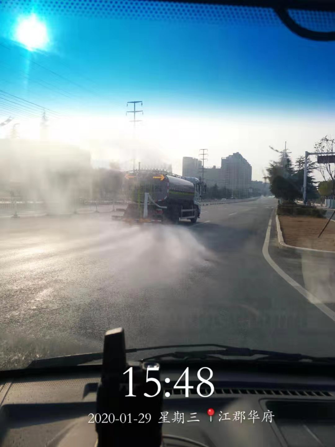 抗疫一线丨leyu.乐鱼环境15台清洁消毒车开始作业